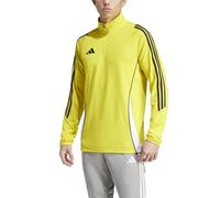 Training Top Sweatshirt HOMME Adidas Jaune Tiro 24 Demi-zip