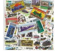 Trains 100 Timbres de Collection différents