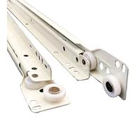 Trains de tiroirs d'armoires， Lot de 2 guides for tiroirs de cuisine 25 30 35 40 45 50 cm, glissières for tablettes de clavier, rail d'extension for tiroir coulissant, avec vis d'installation(25cm/10I