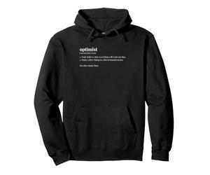 Trait de Dictionnaire optimiste Penseur Positif Sweat à Capuche
