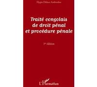Traité Congolais De Droit Pénal Et Procédure Pénale