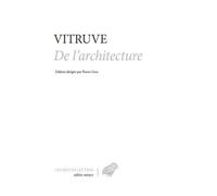 De l' Architecture: De architectura