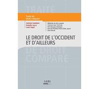 Traité de droit comparé - le droit de l'occident et d'ailleurs - Antonio Gambaro - Lgdj - broché - Etude