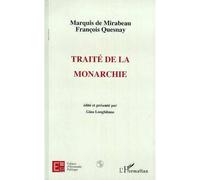 Traité de la monarchie - Honoré-Gabriel De Mirabeau - L'harmattan - broché - Livre
