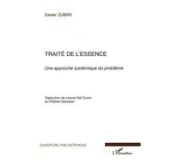 Traité De L'essence - Une Approche Systémique Du Problème