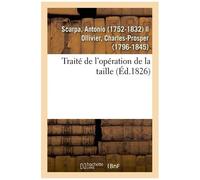 Traité De L'opération De La Taille