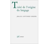 Traité de l'origine du langage