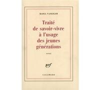 Traité de savoir-vivre à l'usage des jeunes générations – Gallimard
