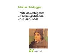 Traité des catégories et de la signification chez Duns Scot – Gallimard