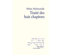 Traité des huit chapitres - Moïse Maïmonide - Verdier - broché - Livre