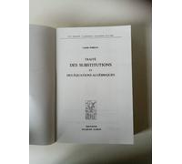 Traité Des Substitutions Et Des Équations Algébriques