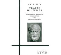 Traite du Temps - Aristote - Kime - broché - Livre