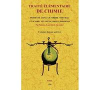 TRAITE ÉLÉMENTAIRE DE Chimie