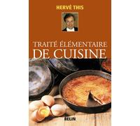Traité élémentaire de cuisine – Éditions Belin