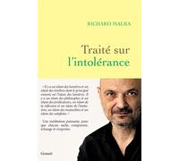 Traité sur l'intolérance - Richard Malka - Grasset - broché - Essai