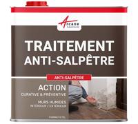 Traitement du Salpêtre, Antisalpêtre Murs Humides 0.75 L (jusqu'à 3 m²)