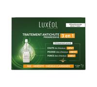 Traitement Antichute Progressive 3en1 Luxéol 14x6ml