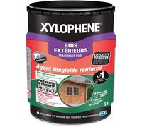 Traitement Bois Extérieurs-Anti Insectes et Anti Termites-Spécial Bois Très Exposés Extérieur-Formule Renforcée en Fongicide-5L