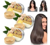 TRAITEMENT CAPILLAIRE - TRAITEMENT ANTI-CHUTE Ginger Hair Regrowth Shampoo Bar All Natural Organic Solid Shampoo Bar Grow Hair Fast