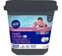 Gre Chlore multiactions 4 actions - Galets 250 g - 5 kg - 0% acide borique