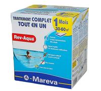 Traitement complet Mareva Rev-Aqua 1 mois - piscine 30-60 m3 (Revaqua) - Lot de 4