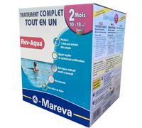 Traitement complet Mareva Rev-Aqua 2 mois - piscine 10-18 m3 (Revaqua)