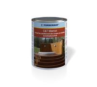 Traitement de coupe pour bois autoclave - TIMBERDAY C&T MARRON - Pot 1 KG - Protection coupes et entailles bois extérieur - Anti champignons et insectes
