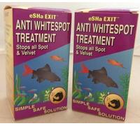 Traitement de Eau Aquarium Point Blanc et Velours, EXIT ***Lot de 2 Paquets***