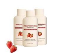 Traitement de la peau à la fraise, crème contre la kératose pilaire, complexe triple acide pour la kératose pilaire, lisse les bras et les jambes, aide à réduire les imperfections