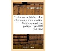 Traitement De La Tuberculose Pulmonaire Au Moyen D'inhalations De Sulfure De Carbone