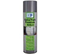 Traitement de surfaces métalliques Galva pack Premium, finition brillant, aérosol de 500 ml net Noir G