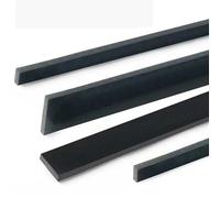 Traitement de tampon de poinçonnage de bloc en plastique de Rod PA66 de barre carrée en nylon blanc résistant à l'usure(Black,1pcs 10x300x300mm)