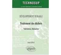 Traitement des déchets - Ahmed Addou - Ellipses - broché - Scolaire / Universitaire