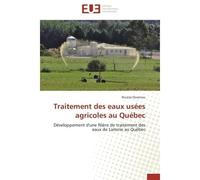 Traitement des eaux usées agricoles au québec - DOVONOU-N - Universitaires Europeennes - broché - Etude