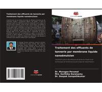 Traitement Des Effluents De Tannerie Par Membrane Liquide Nanoémulsion
