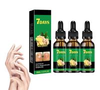 Traitement des ongles au gingembre, soin des ongles, sérum de croissance des ongles au gingembre, traitement des ongles de 7 jours, fortifiant des ongles pour les ongles abîmés (3pcs)