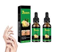 Traitement des ongles au gingembre, soin des ongles, sérum de croissance des ongles au gingembre, traitement des ongles de 7 jours, fortifiant des ongles pour les ongles abîmés (2pcs)