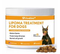Traitement du lipome pour chiens : la L-carnitine aide à maintenir le métabolisme des graisses, l'énergie et la vitalité; queue de dinde, reishi, curcumine et coenzyme Q10 aident à promouvoir la santé