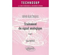 Génie Électrique - Traitement Du Signal Analogique, Cours