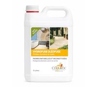 Traitement Hydrofuge Oléofuge Pierre Naturelle, Intérieur et Extérieur (5 Litres)