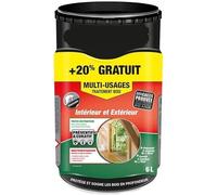 TRAITEMENT INSECTICIDE POUR BOIS POUTRES ET CHARPENTE 5 L + 20% (SOIT 6 LITRES) CONTRE VRILLETTES CAPRICORNES TERMITES 700/880
