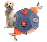 Traitement Interactif DISPOSSION DIG Toys - Traitement Interactif Dispenser Les Jouets pour Chiens, Chew Toy Treat Dispensateur | Boule D'enrichissement avec Un Squeaker pour Les Petits Chiens Moyens