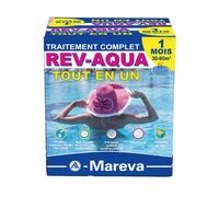 Traitement mensuel Mareva REV-AQUA 4 en 1 piscine 30 à 60m³