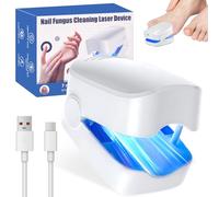 Traitement Mycose Ongle Pied, Dispositif de Traitement des Champignons des Ongles Mycose Ongles des Pieds Nettoyage et Réparation Ongles Traitement, 7 Min par Jour Améliorer Fongique.