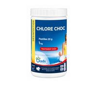 Traitement piscine OCEDIS Pastilles de chlore choc 20g pot 1kg
