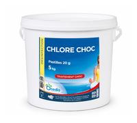Traitement piscine OCEDIS pastilles de chlore choc 20g seau 5kg