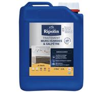 Traitement pour murs humides et salpêtre incolore RIPOLIN - Contenance: 2.5 L