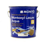 Traitement protecteur du bois à l'eau satinée ou mate, respirant avec filtre solaire UV Montoxyl Lasure Acqua Satin/Mat (750 ml, Ebène 980 mat)