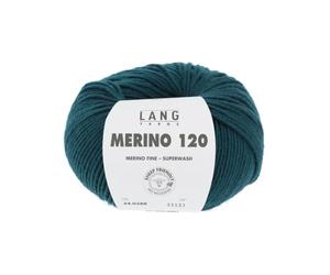 Traitement superwash 0288 dunkelpetrol mérinos 120