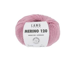 Traitement superwash 0348 en laine mérinos rose mélangé 120